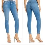 Rag and Bone Jeans Womens 26 Palmer Blue Denim Cate Mid Rise Ankle Skinny Raw Hem Photo 1