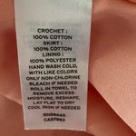 BP Sleeveless Crocheted Top Pink Romper. Size Small. Photo 7