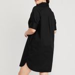 Old Navy Black Mini Shirtdress NWT Photo 4