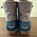 Sperry  Saltwater Quilted Waterproof Duck Boots Gray Blue  Women’s Size 6.5 Photo 13