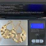 Crescent AllenCOCO Boho Ethnic Handcrafted Hammered Gold plated Dangle Earrings Photo 6