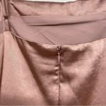 Lulus Blush Pink Satin Sleeveless Tiered Formal Mini Dress Prom Womens L Ruffled Photo 6