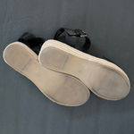 White Mountain  Vegan Black Leather and Tan Women's Sandals Photo 7