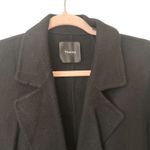 Theory  Sileena Wool Cashmere Open Front Jacket Black Medium Photo 3