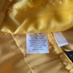 Women's Wide Legged Cropped Dress Pants Yellow Size L Photo 9