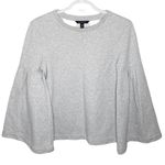 Banana Republic  Grey Bell-Sleeve Couture Sweatshirt size XS Photo 19