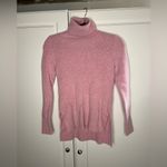 Ganni Mercer Roll Neck Wool Yak Sea Pink Sweater Photo 2