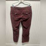 Silver Jeans Silver corduroy boot cut flare Jeans Suki Surplus in Burgundy Sz 16 grunge Photo 1