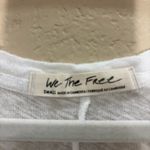 We The Free People Shimmy Sasha Ruffled Tier Tunic Tank Top White Sz S Boho EUC Photo 1