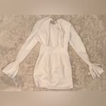 NWOT ISRAELLA KOBLA Zola Back Cutout Long Sleeve White Minidress Sz 6 Photo 6