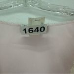 Lily Of France  Satin Short Sleeve Sleepwear Shirt Vintage Woman’s Large Pink Photo 7