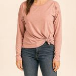 Apana Nordstrom Size XL Salmon Pink/Red Athletic Top Photo 0