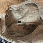 Gray Short Sleeve Tee with American Flag Design Size L Photo 1