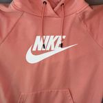 Nike  Women's Medium Pullover Hoodie - Light Pink with White Swoosh Photo 2