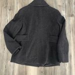 st. john's bay  Classic Charcoal Wool & Cashmere Blend Pea Coat Photo 1