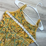 American Rag  Tank Top floral womens Yellow Blue (small) vintage y2k 70's kidcore Photo 2