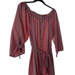 Speed Control New York 3X Blush Off Shoulder Tie Waist Dress Photo 2