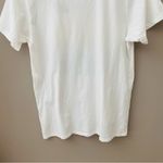 Daydreamer  by Free People Distressed Yosemite Tee Shirt White Sz Small Photo 8