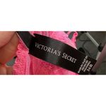 Victoria's Secret 36B Babydoll Gown HOT pink Rhinestones Photo 7