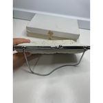 Handmade Vintage Ivory white All Beaded Top Handle Bag With Mother Of Pearl Detailing Photo 10