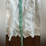 Dear John MELODIE TIERED RUFFLE DRESS PEARLED IVORY FLORAL EMBROIDEY XS 1307 Photo 13