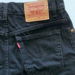 Levi's  Classic Black Denim Shorts (243) Photo 3
