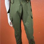 L'ATISTE Oversize Mint Green Utility Jumpsuit Button-Front Pockets S Small A3 Photo 2