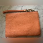 Fossil  Cowhide Leather Wristlet peachy color Photo 1