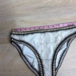 Platinum Swimwear Cobra Crochet Trim Bikini Bottoms‎ Size S High Waist NWT Black Photo 4