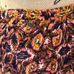 Billabong maxi skirt abstract printed browns, blue, pink & white size M NWT Photo 5
