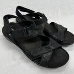 Reverse Revere Black Sandals Adjustable Comfort Straps Size‎ 41 READ Photo 0
