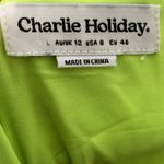 Charlie Holiday Womens Nixon Green Retro Floral Size 6 Mini Dress Photo 8