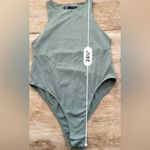 ZARA  Women’s Size‎ Medium Moss Green Sleeveless Bodysuit Photo 6