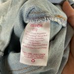 No Boundaries  Overalls Junior XS Sz 1 Denim Jeans Short Distressed Stretch Blue Photo 4