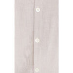 Madewell  Striped Red White Button Back Tie Shirt Photo 2