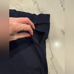 Hue  Navy Blue Ponte Leggings Size 1X Pull-On Stretch Wide Waistband Plus Photo 7