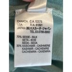 Vintage Escada for Neiman Marcus Silk and Cashmere Tank Womens Size 10 (M) Italy Blue Photo 8