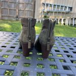 Violet & Red women's Cupid Suede Bootie Olive Size 7.5ā boho cottagecore Green Photo 6