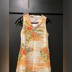 Tommy Bahama Vintage  Hawaiian silk floral sleeveless Maxi Midi Dress Sz 2 Photo 1