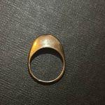 Saint Laurent Volum Ring Brass Metal Argent Oxyde size US 6 Photo 1