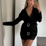 ZARA JEWEL SATIN DRESS Photo 4