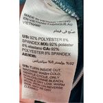 Chico's Zynergy by  side snap velour teal size 0 4/5 hooded zip up casual workout Photo 2