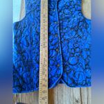 Spartelle Quilted Vest / royal blue / chained size Large Photo 1