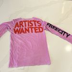 FREECITY Artists Wanted SuperVintage Long Sleeve Tee Pink Photo 4