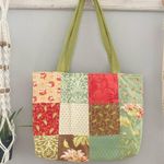 •Handmade vintage fabric shoulder tote bag• Photo 5