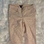 H&M Animal Leopard Print Skinny Jean Light Pink Photo 4