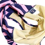 Ralph Lauren Vintage  Sport Pink Navy Striped One Piece Swimsuit size 10 Photo 6