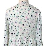 A New Day Target Midi Dress White Pink Blue V-neck Peasant Style Women's Size XL Photo 7