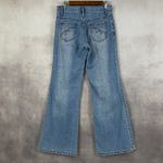 NOBABY The Revolt Womens Jeans Size 30 Wide Leg Flare Y2K 2000s Streetwear Blue Photo 4