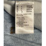 American Eagle  Vintage Hi-Rise Two Tone Raw‎ Hem Button Fly Ankle Jeans Size 6 Photo 7